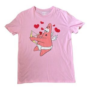 Nickelodeon SpongeBob Men's LARGE Patrick Starfish Cupid T-Shirt